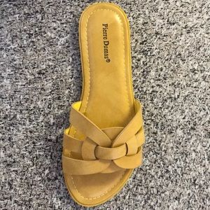 NEW Mustard Yellow Pierre Dumas Sandals